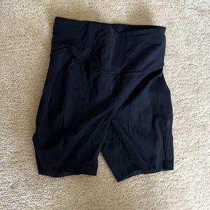 Black Lululemon biker shorts